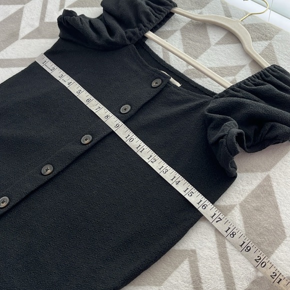 Madewell Jacquard Square-Neck Puff-Sleeve Top size XS - Picture 8 of 9